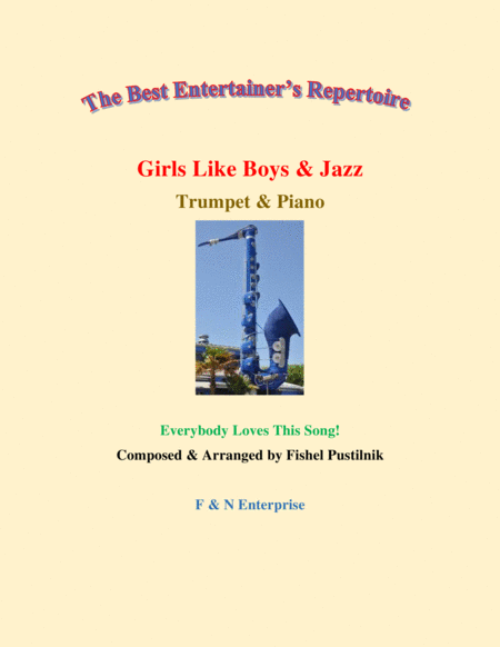 "Girls Like Boys & Jazz"-Piano Background for Trumpet and Piano (With Improvisation)-Video image number null