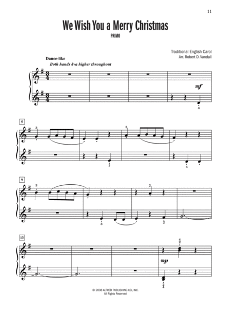 Celebrated Christmas Duets, Book 2 Small Ensemble scores gallery preview page 3