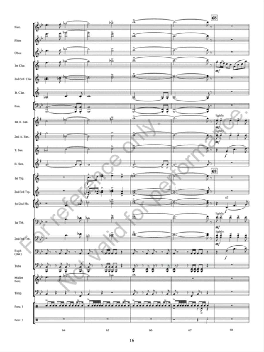 Sun Valley Flourish Concert Band scores gallery preview page 17