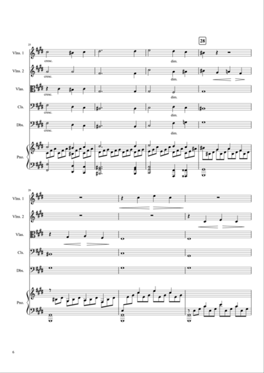 Moonlight Sonata Moonlight Sonata String Orchestra scores gallery preview page 6