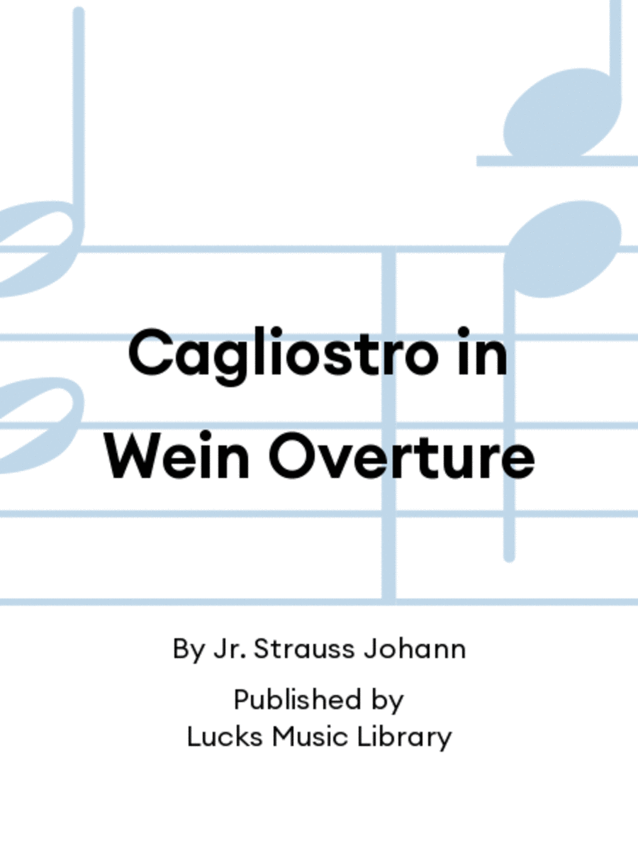 Cagliostro in Wein Overture