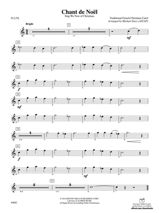 Chant de Noël: Flute