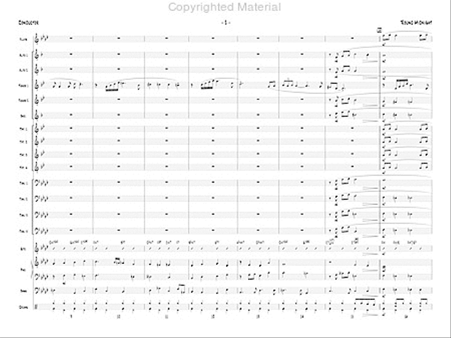 'Round Midnight Jazz Ensemble scores gallery preview page 4