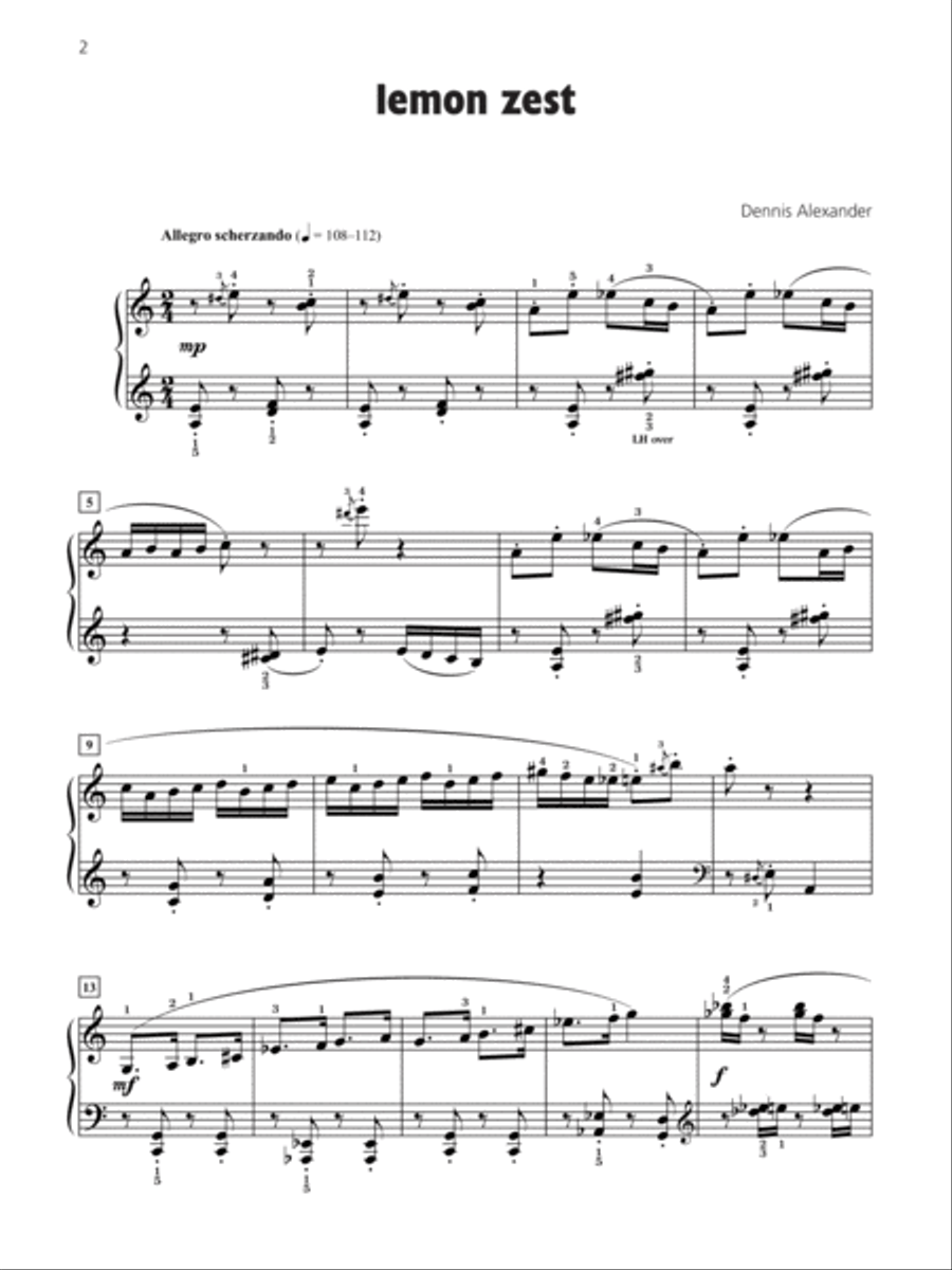 A Splash of Color Piano Solo scores gallery preview page 3