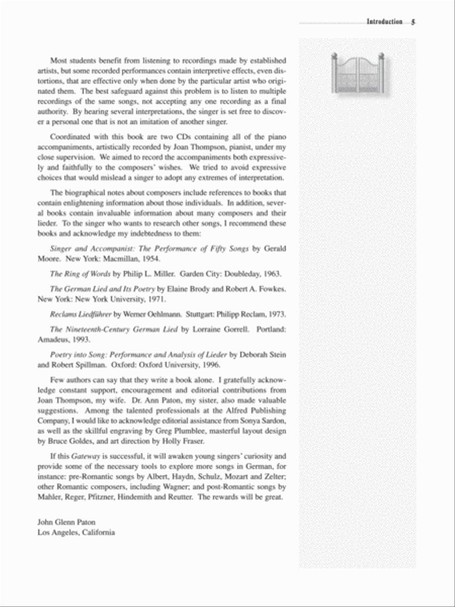 Gateway to German Lieder Voice Solo scores gallery preview page 9
