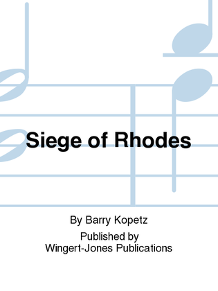 Siege Of Rhodes - Full Score