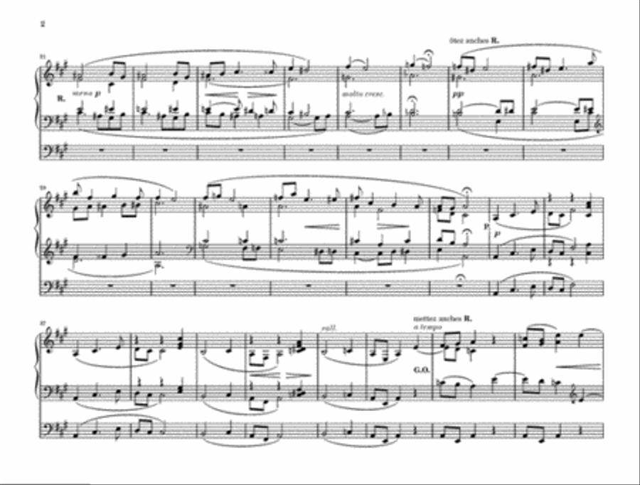 3 Pieces for the Grand Organ Organ scores gallery preview page 3
