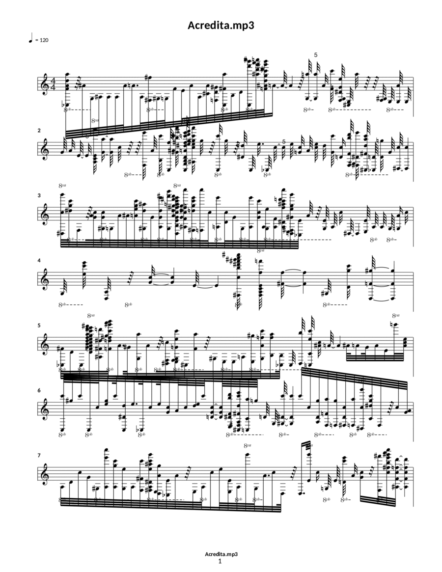 Acredita Small Ensemble scores gallery preview page 1