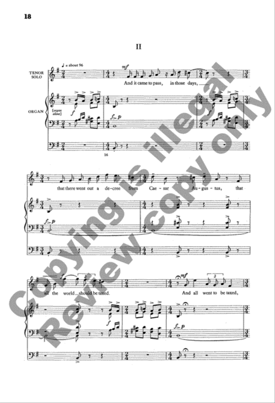 Rejoice, Emmanuel Shall Come 4-Part scores gallery preview page 5