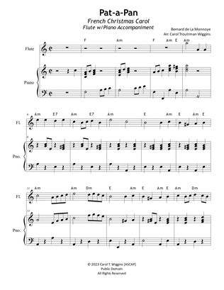 Pat-a-Pan (Flute w/Piano Accompaniment)