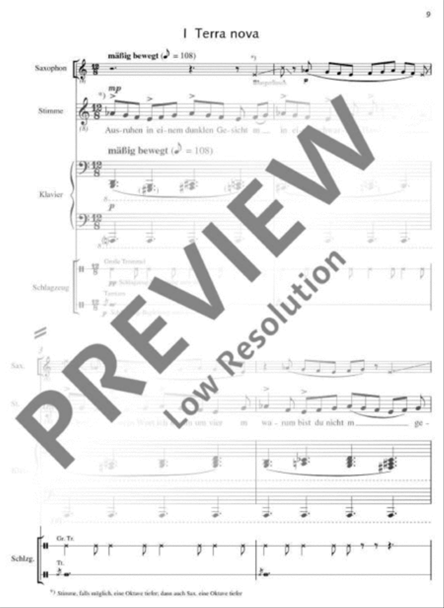 Ultima speranza Alto Saxophone scores gallery preview page 10