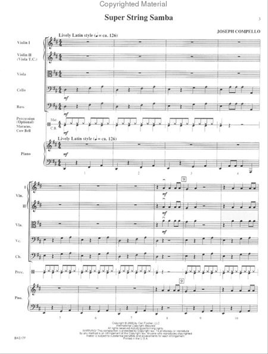 Super String Samba String Orchestra scores gallery preview page 2