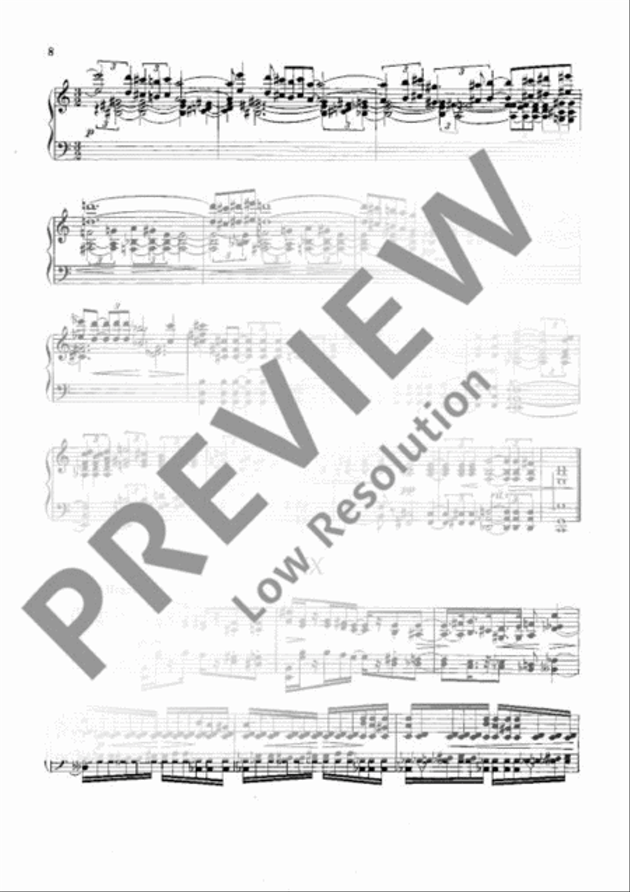 Pieces for Piano Piano Solo scores gallery preview page 9