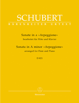 Book cover for Sonata a minor D 821 'Arpeggione'