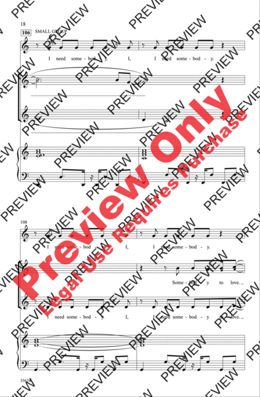 Baby! A Medley of Justin Bieber Hits 2-Part scores gallery preview page 18
