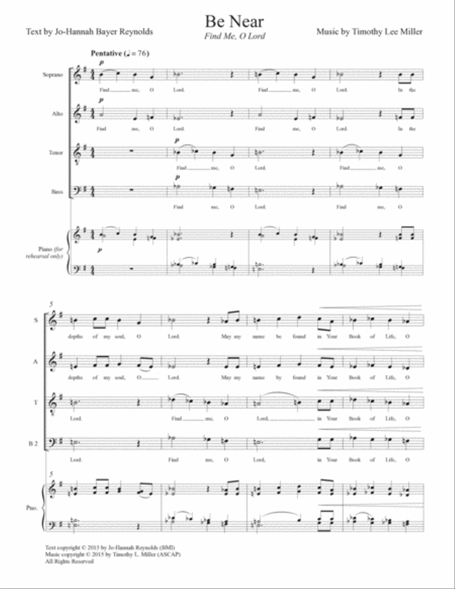 Be Near Divisi scores gallery preview page 5