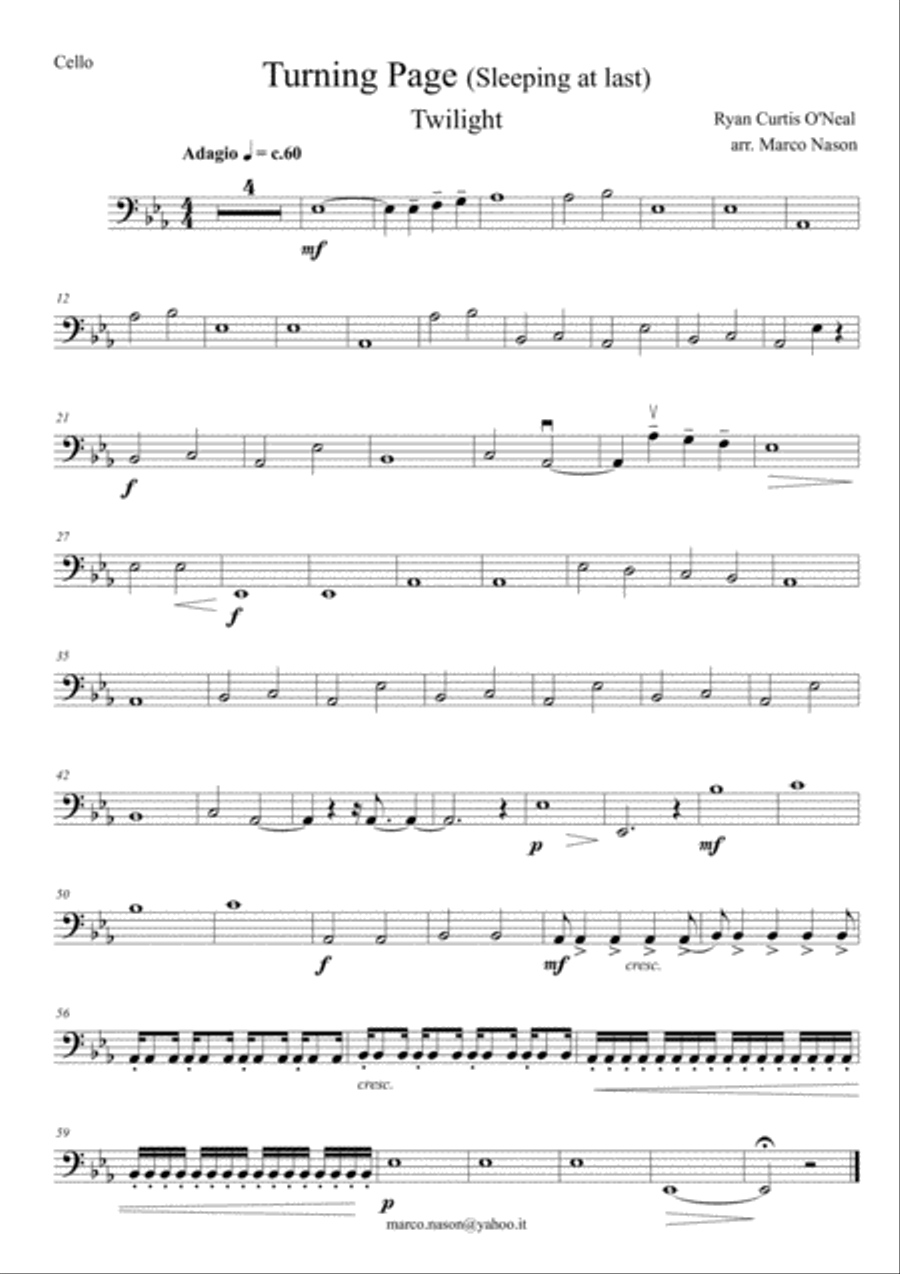 Turning Page Turning Page String Quartet scores gallery preview page 6