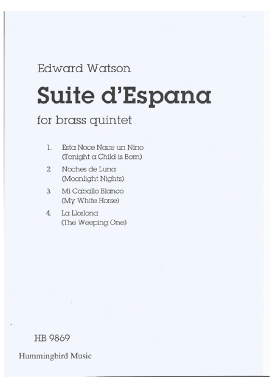 Suite D'Espana Suite D'Espana Brass Quintet scores gallery preview page 2