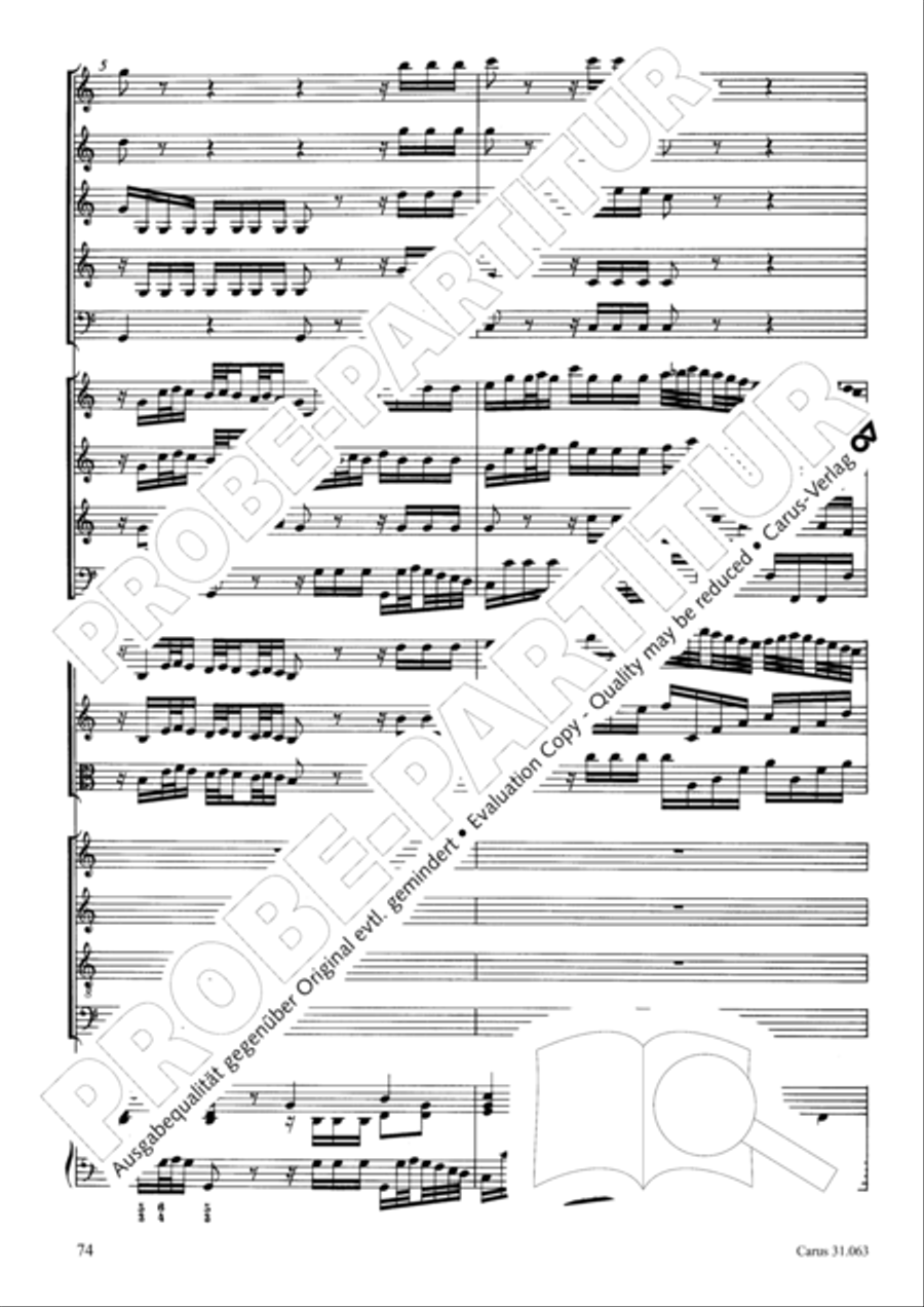 Christians, etch this blessed day (Christen, atzet diesen Tag) 4-Part scores gallery preview page 75