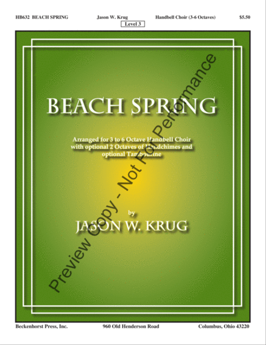 Beach Spring - Krug 5-Octaves scores gallery preview page 2