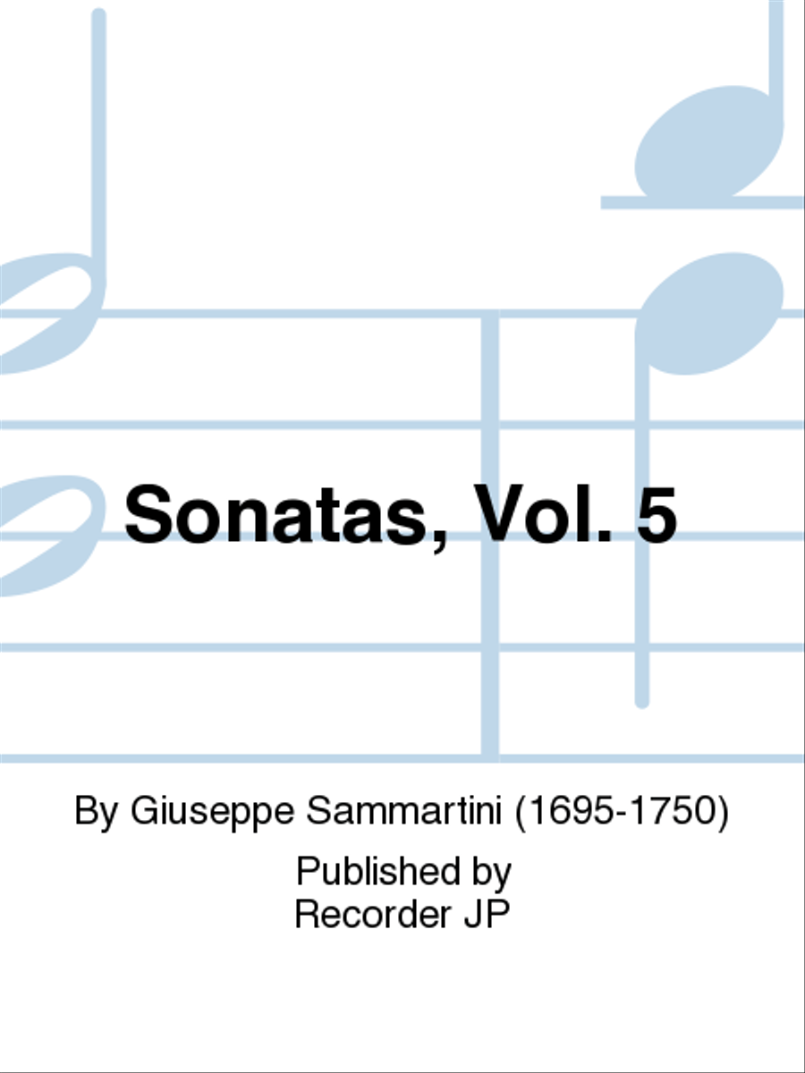 Sonatas, Vol. 5 Alto Recorder scores gallery preview page 1