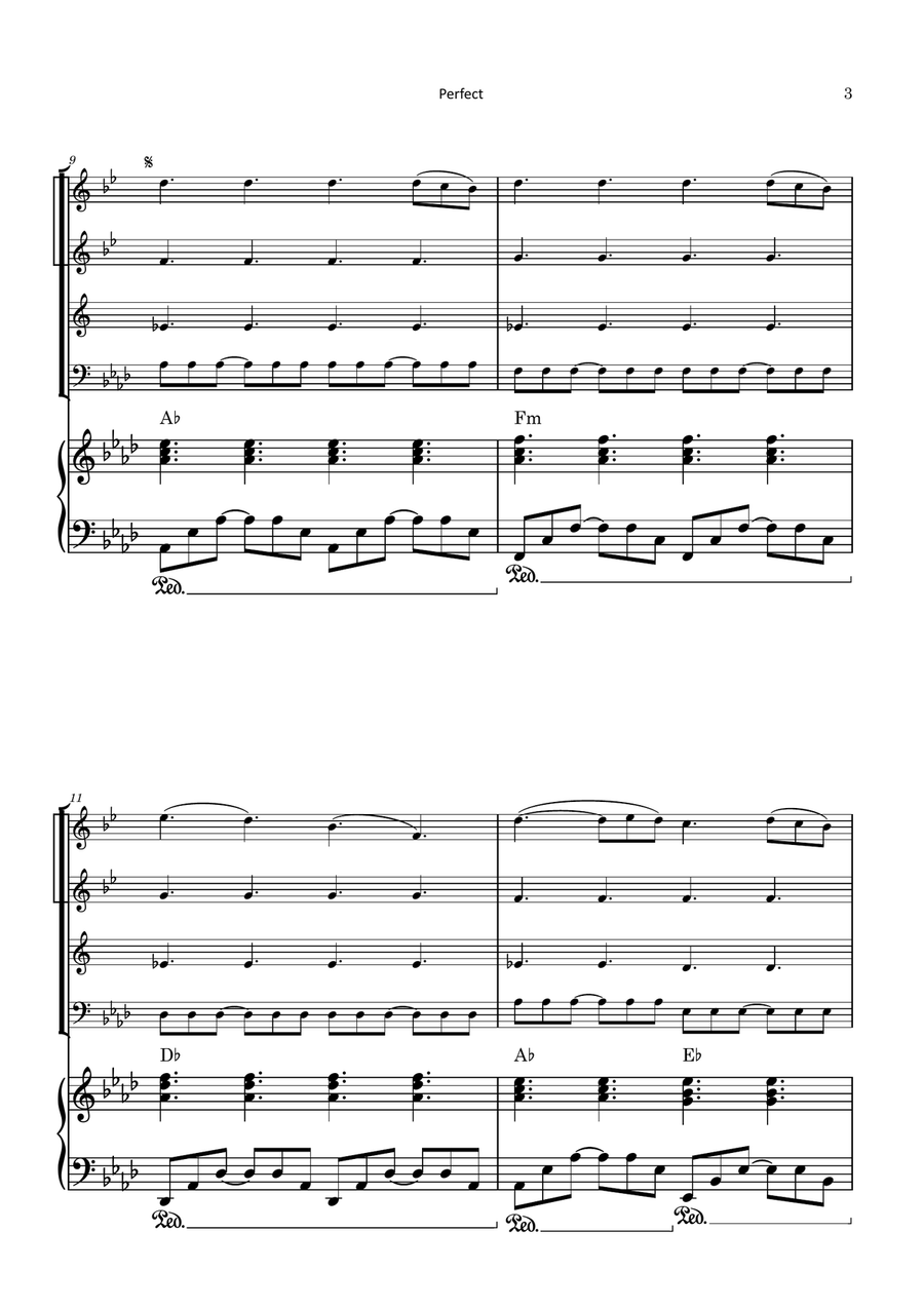 Perfect Brass Quartet scores gallery preview page 3