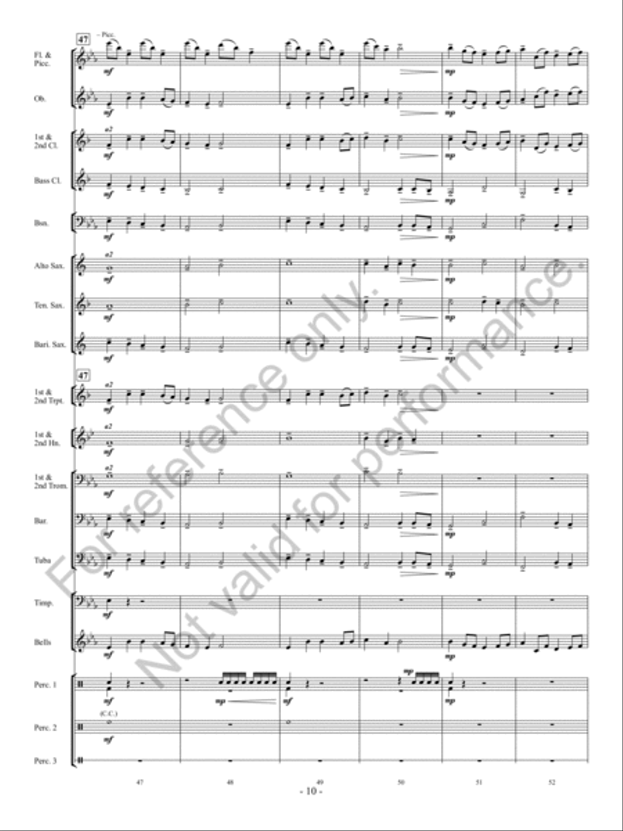 Starship Legacy Starship Legacy Concert Band scores gallery preview page 11