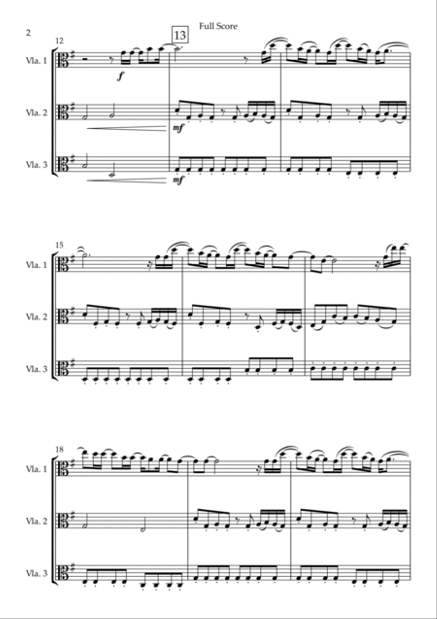 So Will I (100 Billion X) String Trio scores gallery preview page 2