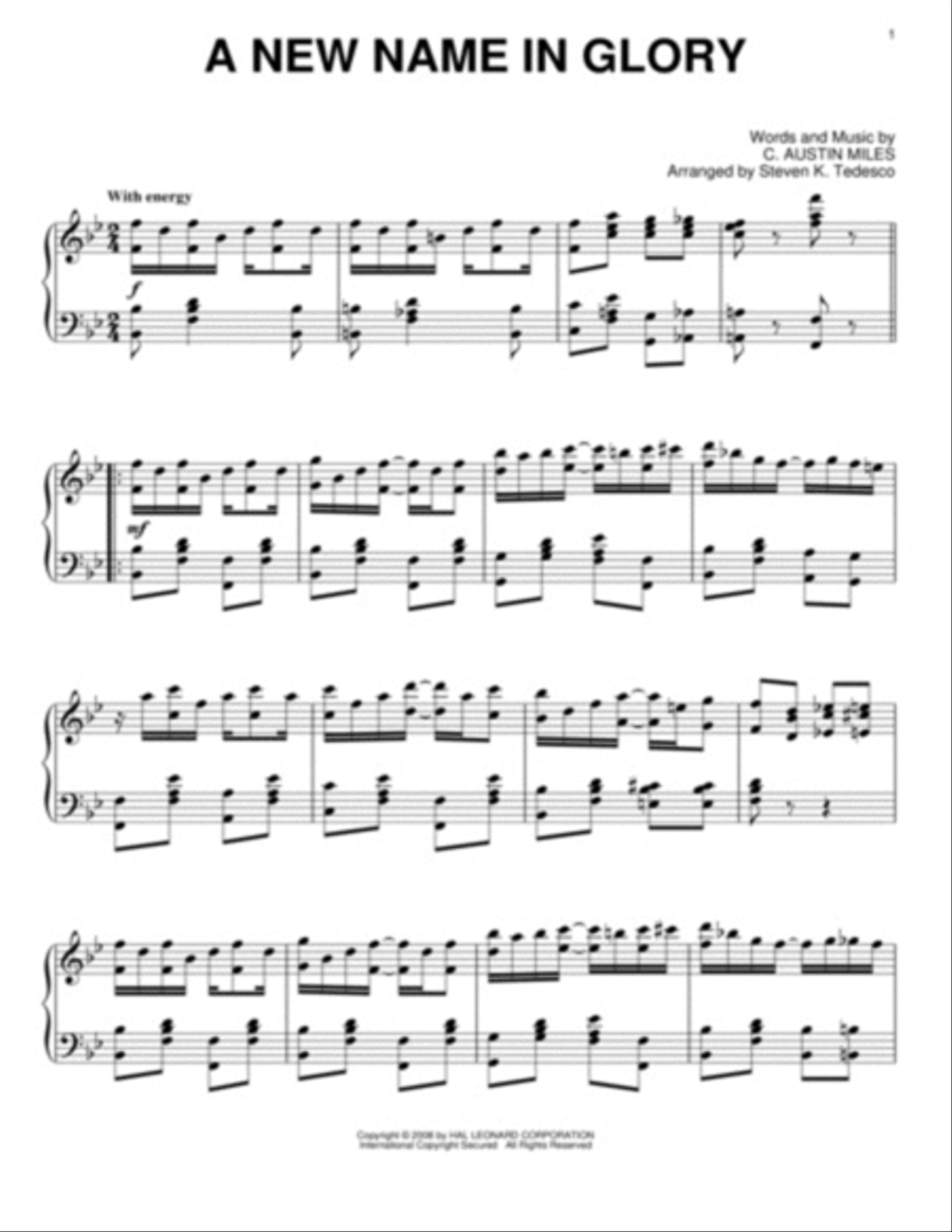 Ragtime Gospel Hymns Ragtime Gospel Hymns Piano Solo scores gallery preview page 4