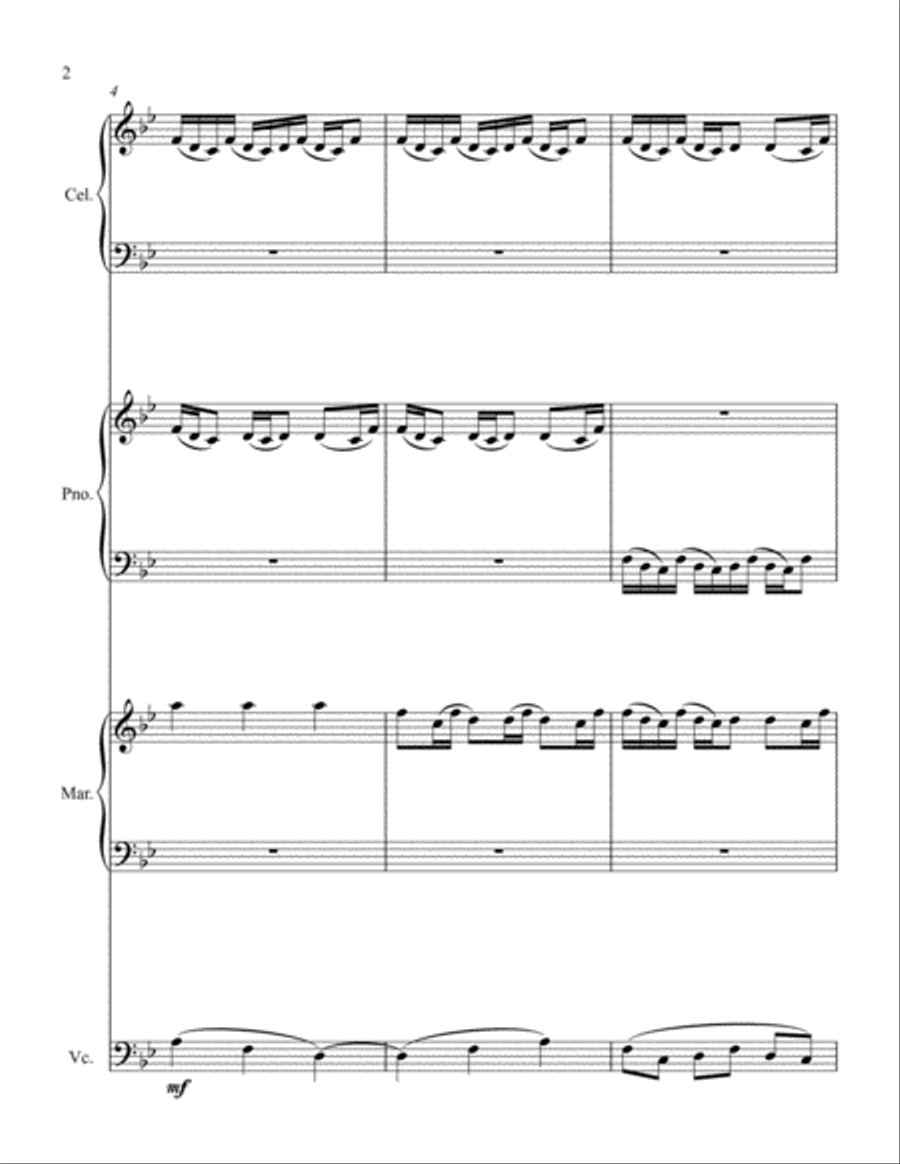 A Theme from Cinema Paradiso Small Ensemble scores gallery preview page 2