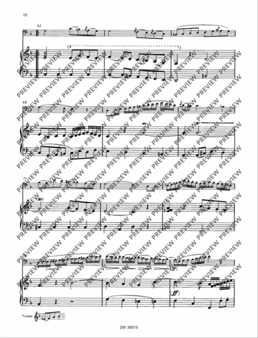 6 Sonatas Bassoon scores gallery preview page 11