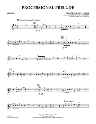 Processional Prelude - Violin 1