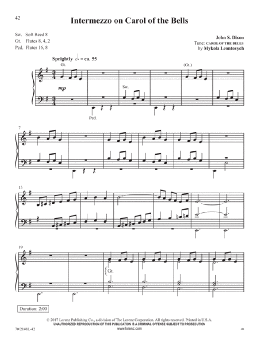 Easy Organ Library, Vol. 64 Organ Solo scores gallery preview page 16