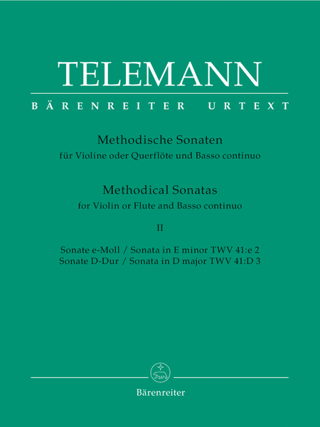 12 Methodical Sonatas for Violin or Flute and Basso continuo Volume 2