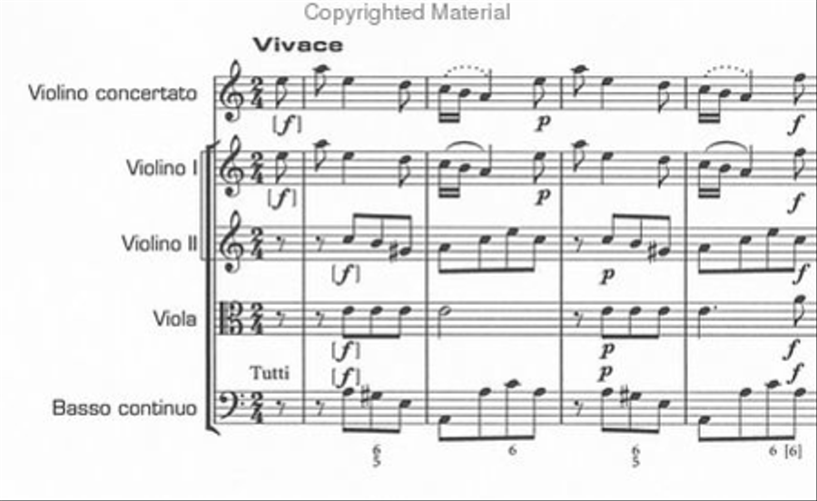 Concerto in A minor Orchestra scores gallery preview page 2