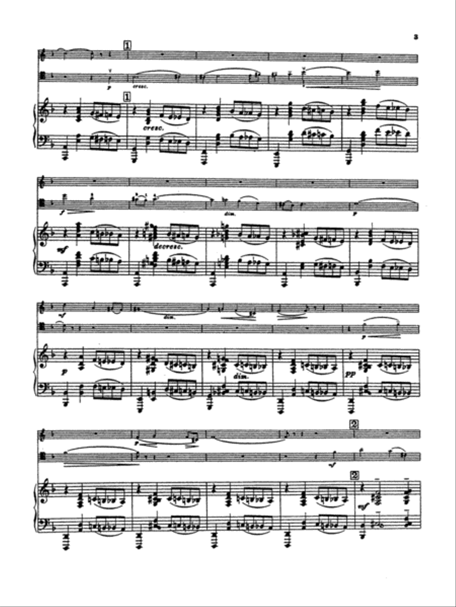 Trio Elegiaque, Opus 9 Trio Elegiaque, Opus 9 Small Ensemble scores gallery preview page 4