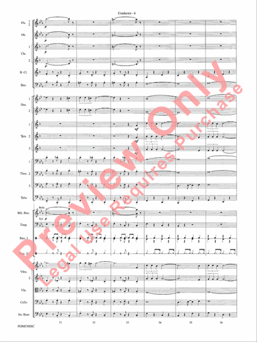 Chicago (from the musical Chicago) Full Orchestra scores gallery preview page 9