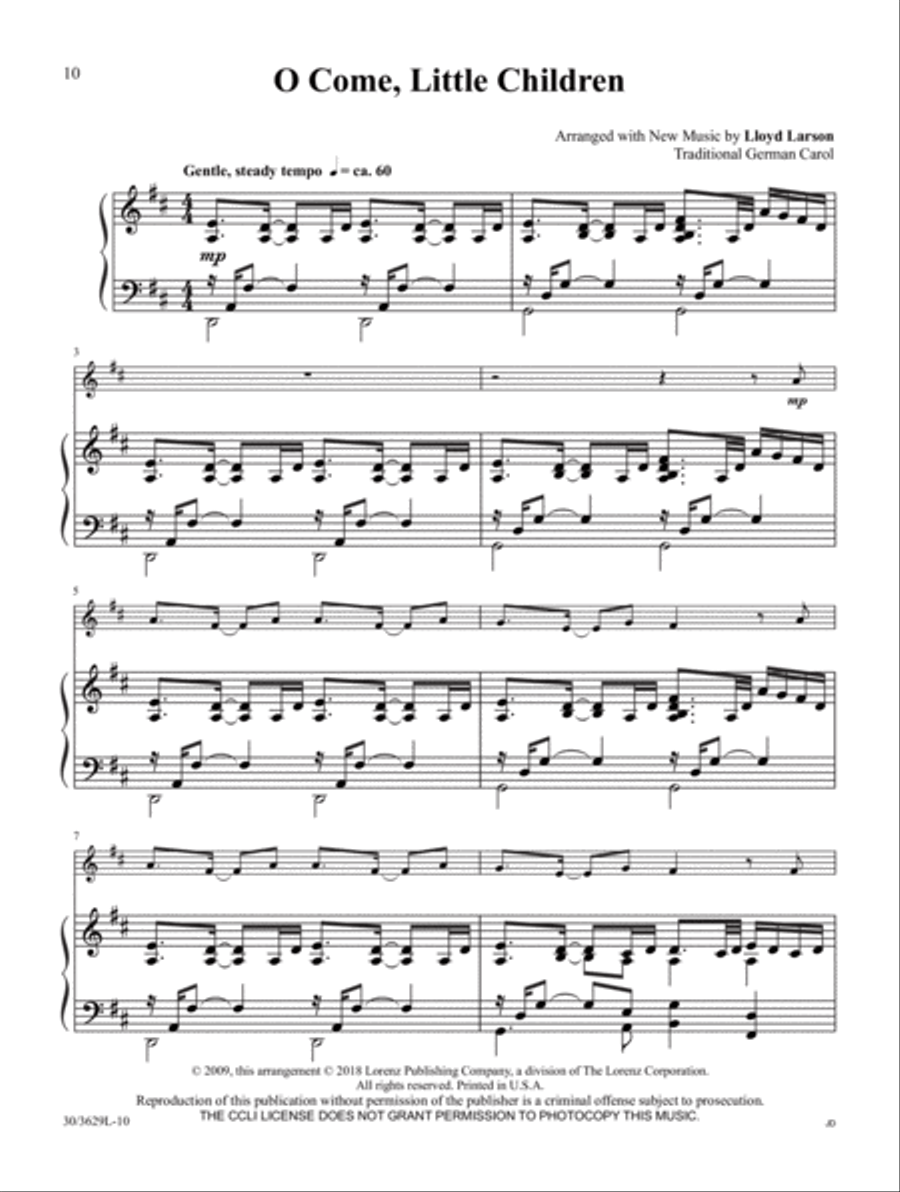 Trumpet Solos for Christmas Trumpet Solo scores gallery preview page 5