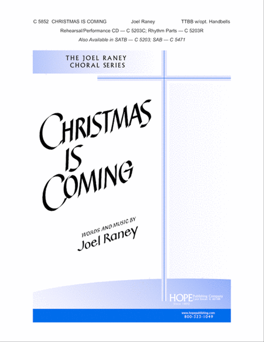 Christmas Is Coming Christmas Is Coming TTBB scores gallery preview page 2