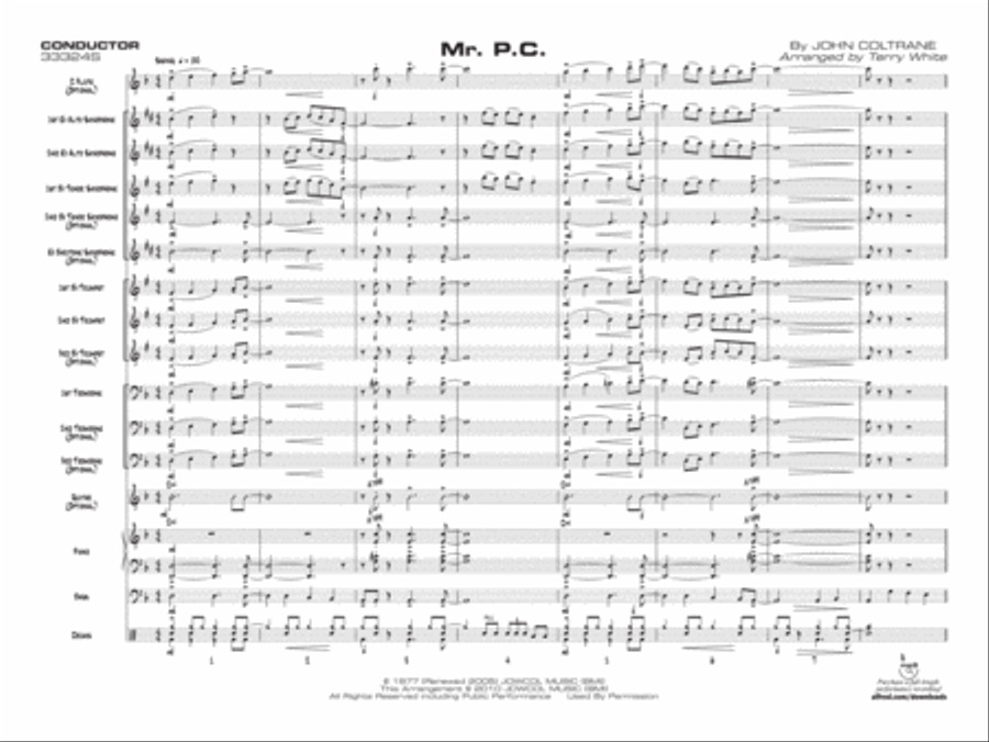 Mr. P.C. Jazz Ensemble scores gallery preview page 2