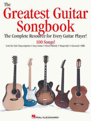 Book cover for The Greatest Guitar Songbook