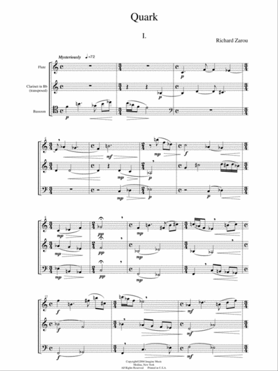 Quark Quark Bassoon scores gallery preview page 2