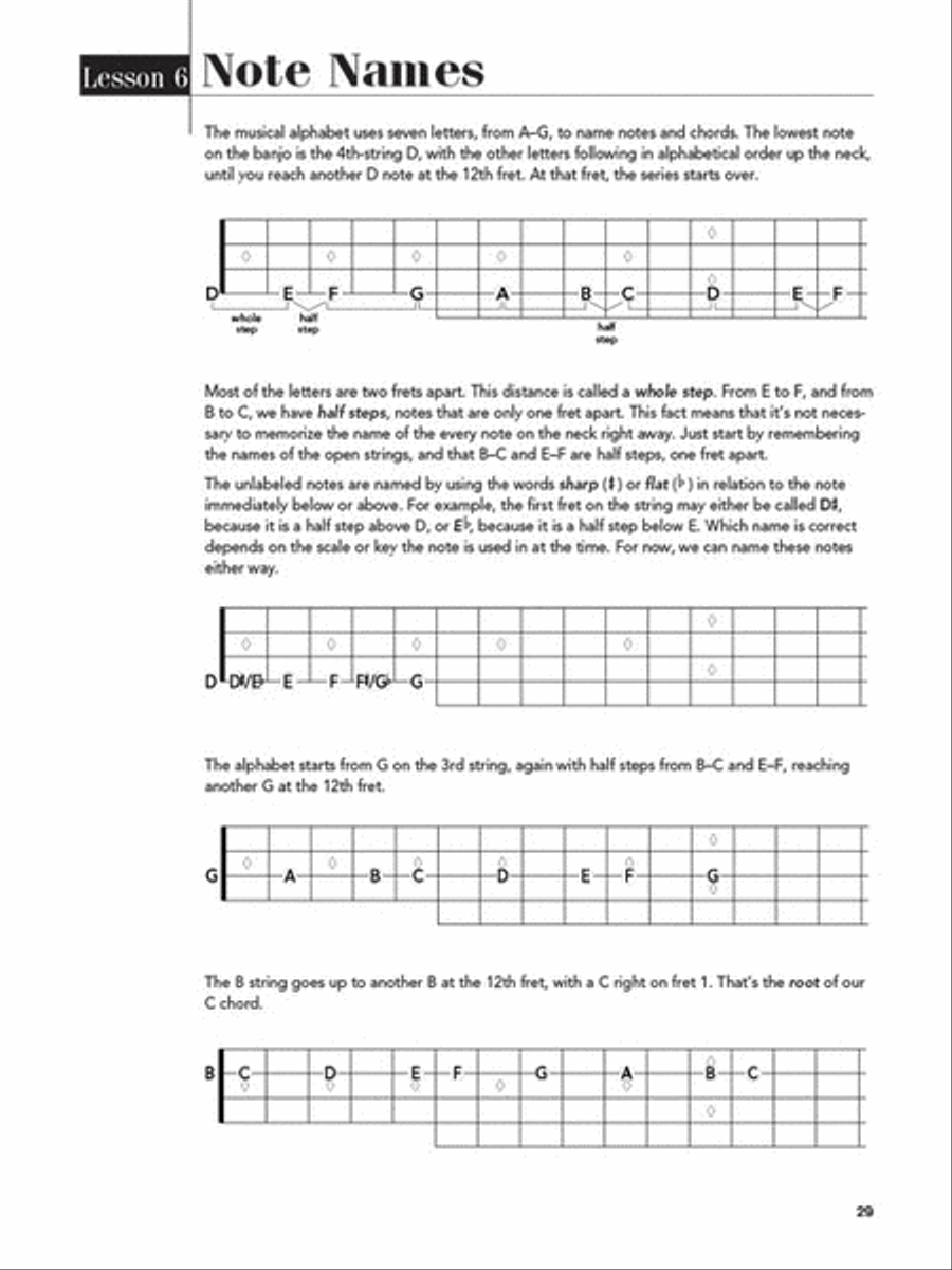 Play Banjo Today! Level One Guitar Tablature scores gallery preview page 4