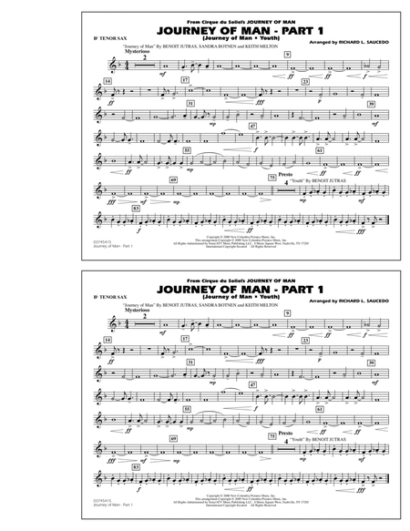 Journey of Man - Part 1 (Journey of Man: Youth) - Bb Tenor Sax
