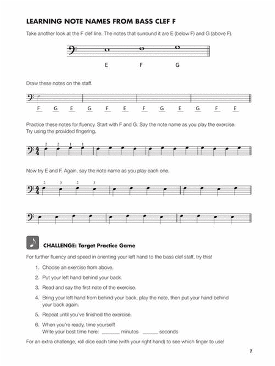 How to Read Bass Clef on the Piano Piano scores gallery preview page 8