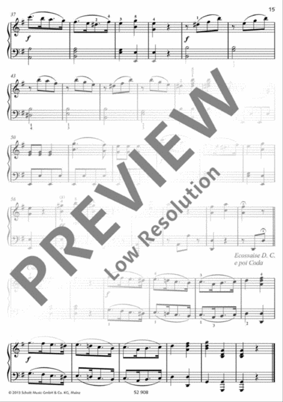12 Easy and progressive Sonatinas Piano Solo scores gallery preview page 16