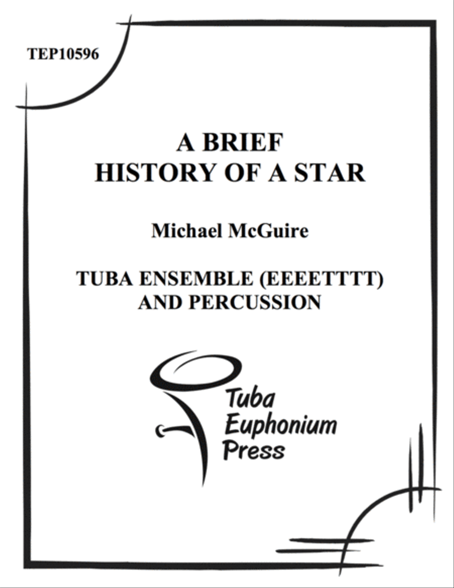 A Brief History of a Star Euphonium scores gallery preview page 1