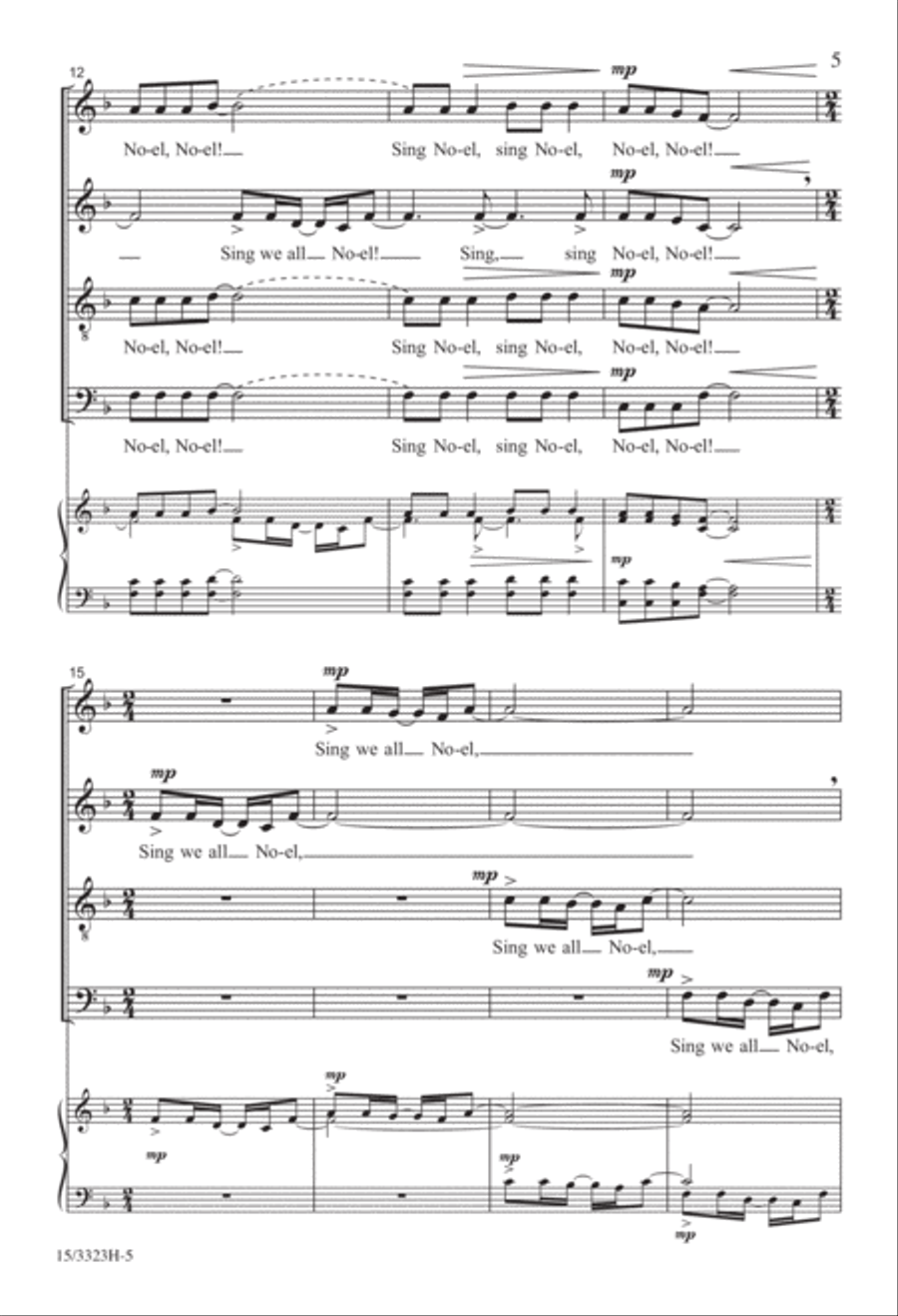 African Noel 4-Part scores gallery preview page 4