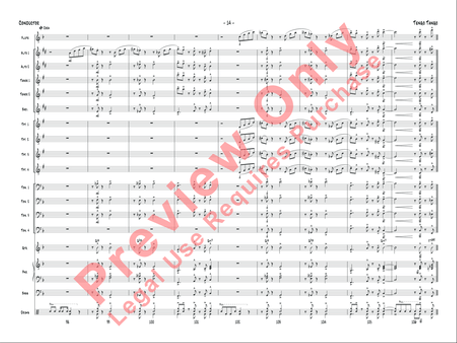 Tengo Tango Jazz Ensemble scores gallery preview page 15