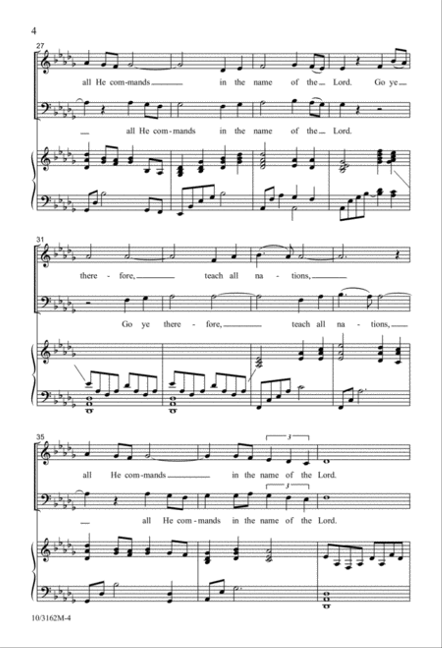 Go Ye, Therefore 2-Part scores gallery preview page 4